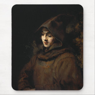 Alfombrilla De Ratón Titus Van Rijn In el hábito de un monje