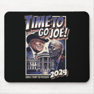 Alfombrilla De Ratón To Go Joe Divertido Pro Trump y Zombie Biden 2024 