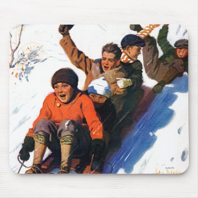 Alfombrilla De Ratón Tobagganing (Frente)