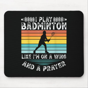 Alfombrilla De Ratón Toco Badminton Como Yo En Un Ala Y Una Ba De Oraci