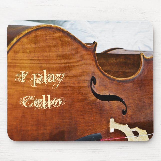 Alfombrilla De Ratón Toco el violoncelo (Frente)
