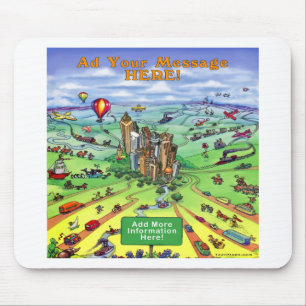 Alfombrilla De Ratón Todas las carreteras conducen a Atlanta Georgia