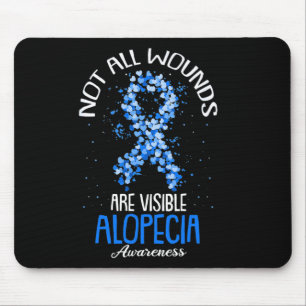 Alfombrilla De Ratón Todas Las Heridas Son Conciencia Alopecial Visible