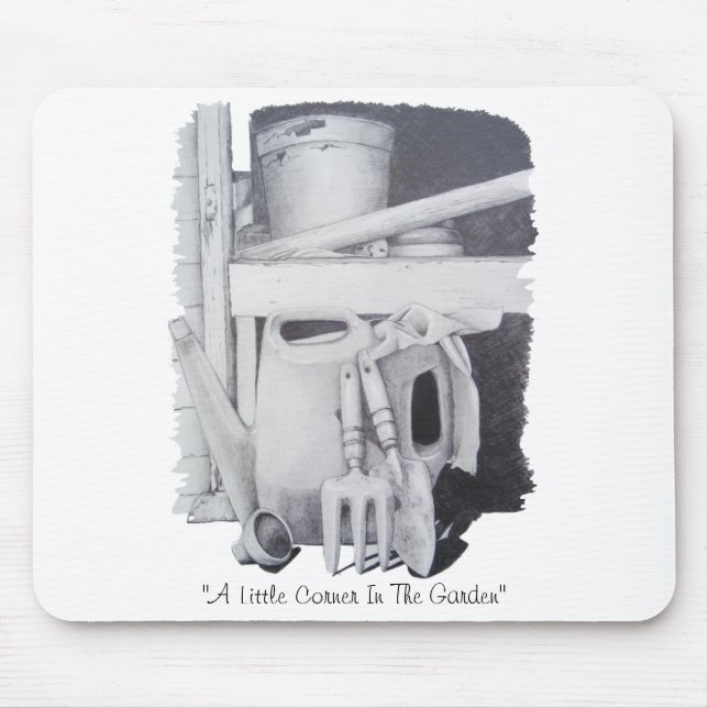 Alfombrilla De Ratón todavía dibujo de la vida de los utensilios de (Frente)