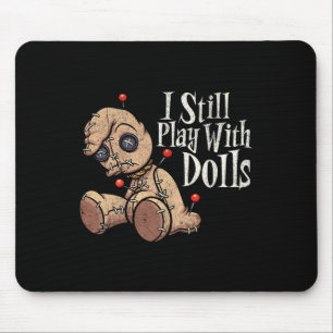 Alfombrilla De Ratón Todavía Juego Con Muñecas Voodoo Doll Pins Gracios
