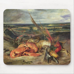 Alfombrilla De Ratón Todavía vida con las langostas, 1826-27