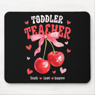 Alfombrilla De Ratón Toddle Maestro Enseña Amor Inspira Cereza Coqueta 