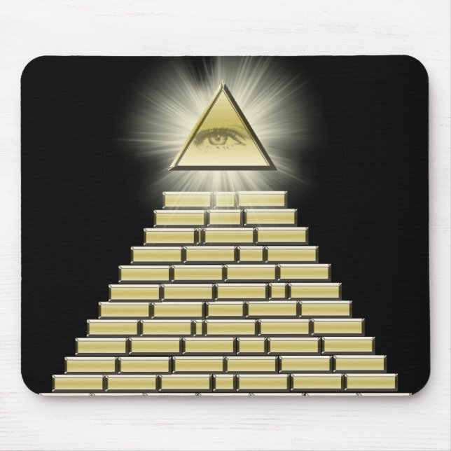 Alfombrilla De Ratón Todo el ojo que ve Mousepad (Frente)