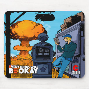 Alfombrilla De Ratón Todo estará bien con la almohadilla del ratón del 