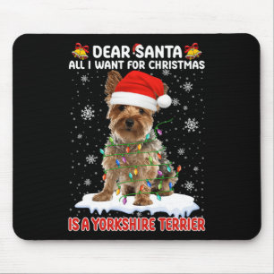 Alfombrilla De Ratón Todo Lo Que Quiero De Los Navidades Es Un Terrier