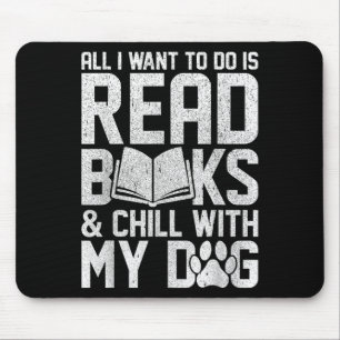 Alfombrilla De Ratón Todo Lo Que Quiero Hacer Es Leer Libros Divertidos