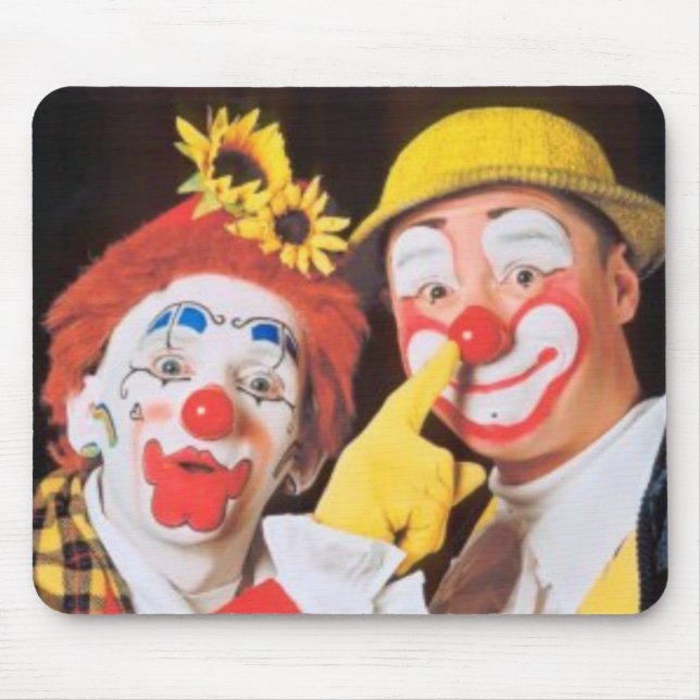 Alfombrilla De Ratón Todos aman a un payaso (Frente)