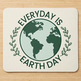 Alfombrilla De Ratón Todos los Días son el Día de la Tierra - Amante de