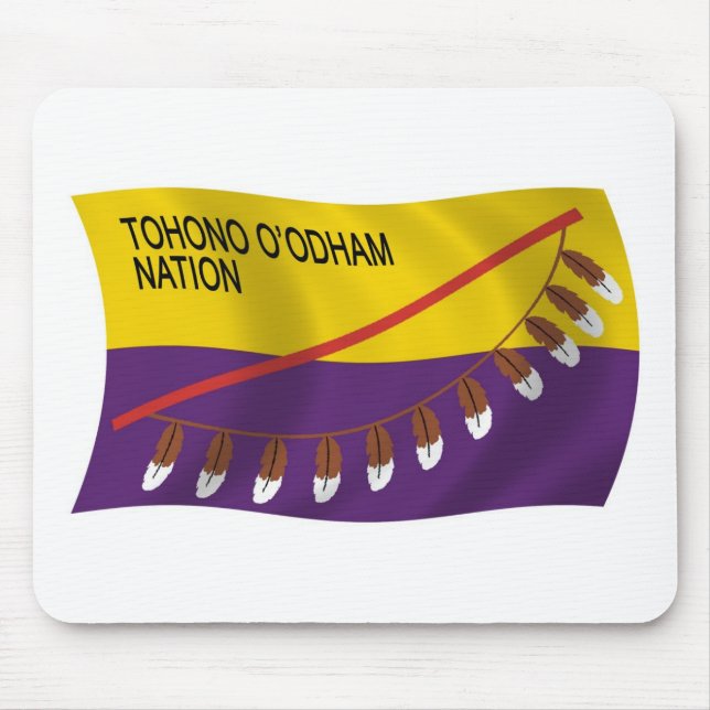 Alfombrilla De Ratón Tohono O'odham Nation Flag Mousepad (Frente)