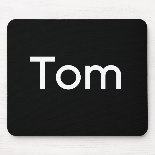 Alfombrilla De Ratón Tom (Frente)