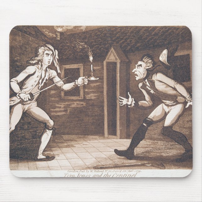 Alfombrilla De Ratón Tom Jones y el Centinel, 1799 (Frente)
