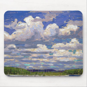 Alfombrilla De Ratón Tom Thomson pintando, Día de Verano