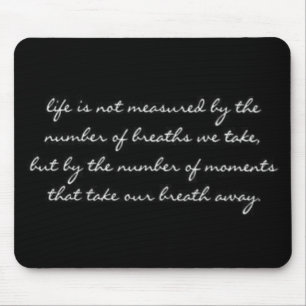 Alfombrilla De Ratón toma de las respiraciones u