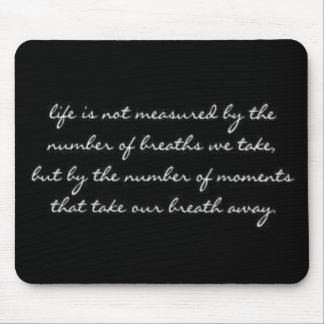 Alfombrilla De Ratón toma de las respiraciones u