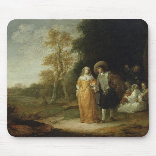 Alfombrilla De Ratón Tomar un paseo (Frente)