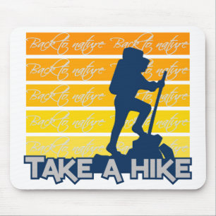 Alfombrilla De Ratón Tomar un ratón de senderismo