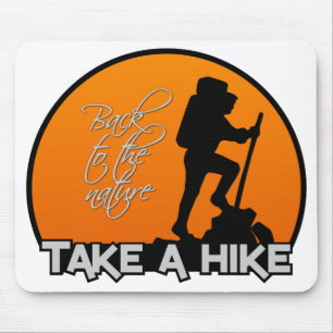 Alfombrilla De Ratón Tomar un ratón de senderismo