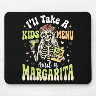 Alfombrilla De Ratón Tomaré un menú infantil y una margarita