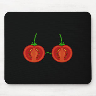 Alfombrilla De Ratón Tomate Bra Costume Cuidada Fácil Vegetable Hallowe