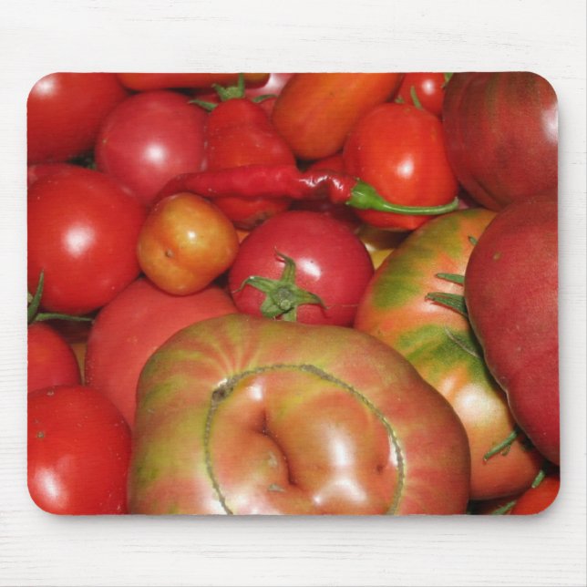 Alfombrilla De Ratón Tomate Mousepad de la herencia (Frente)