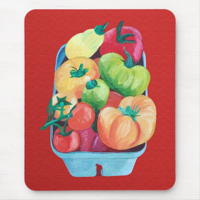 Alfombrilla De Ratón Tomates Mousepad (Frente)