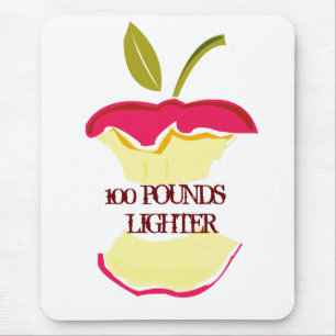 Alfombrilla De Ratón Tome una dieta de la nutrición de Apple de la
