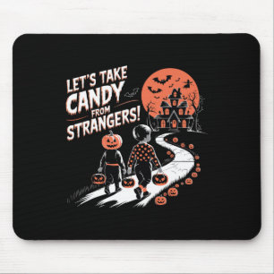 Alfombrilla De Ratón Tomemos a Candy de los extraños divertidos Hallowe