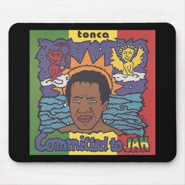 Alfombrilla De Ratón Tonca - confiado a Jah Mousepad (Frente)