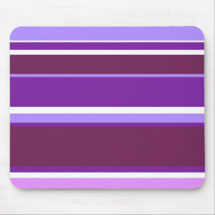 Alfombrilla De Ratón Tonos de rayas violetas