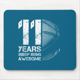 Alfombrilla De Ratón Tonto 11 11º Viejo Jugador de Baloncesto Sí