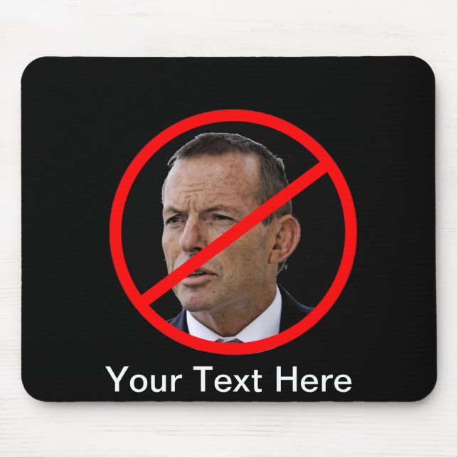 Alfombrilla De Ratón Tony anti Abbott (Frente)