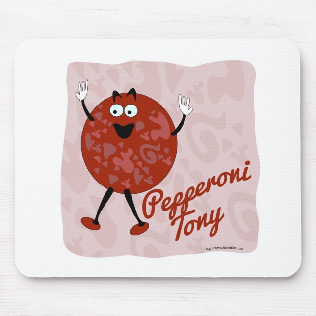 Alfombrilla De Ratón Tony Pepperoni (Frente)