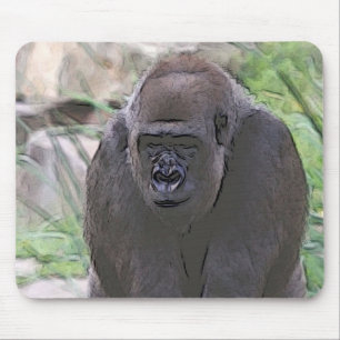 Alfombrilla De Ratón toony Gorilla