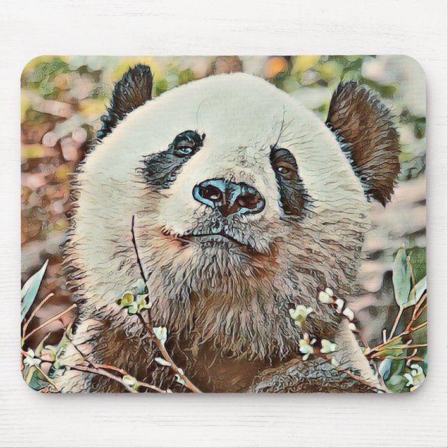 Alfombrilla De Ratón toony panda (Frente)