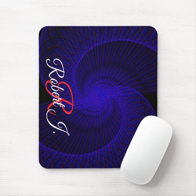 Alfombrilla De Ratón Top Down Dual Funnel Geometric Mouse Pad (Con ratón)
