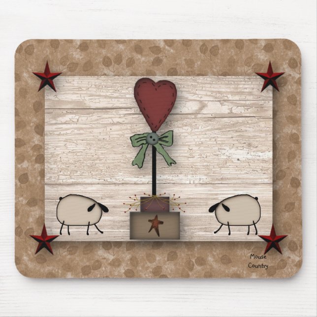 Alfombrilla De Ratón Topiary Mousepad primitivo (Frente)