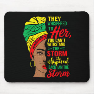 Alfombrilla De Ratón Tormenta de mujeres negras 1865 Libertad Africana
