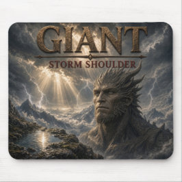 Alfombrilla De Ratón Tormenta Gigante Hombro Oscuro Realismo