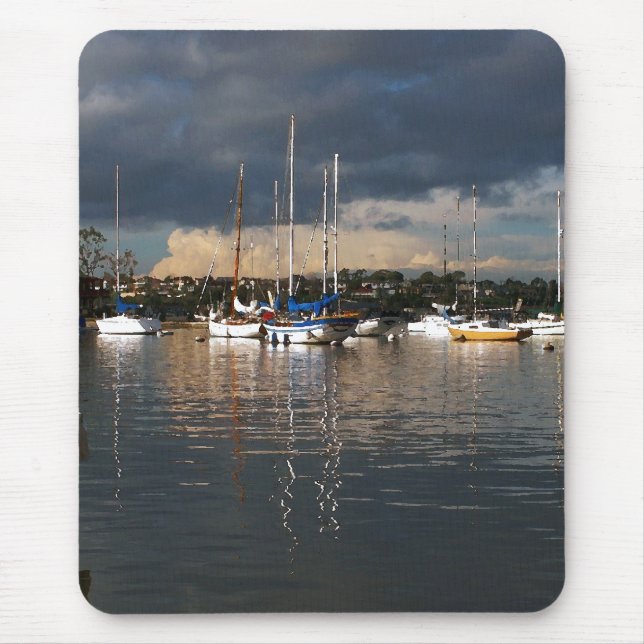 Alfombrilla De Ratón Tormenta Mousepad del puerto (Frente)