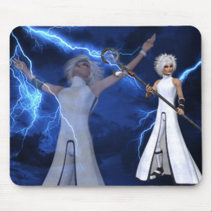 Alfombrilla De Ratón Tormenta relámpago - Fantasía/Anime Mousepad