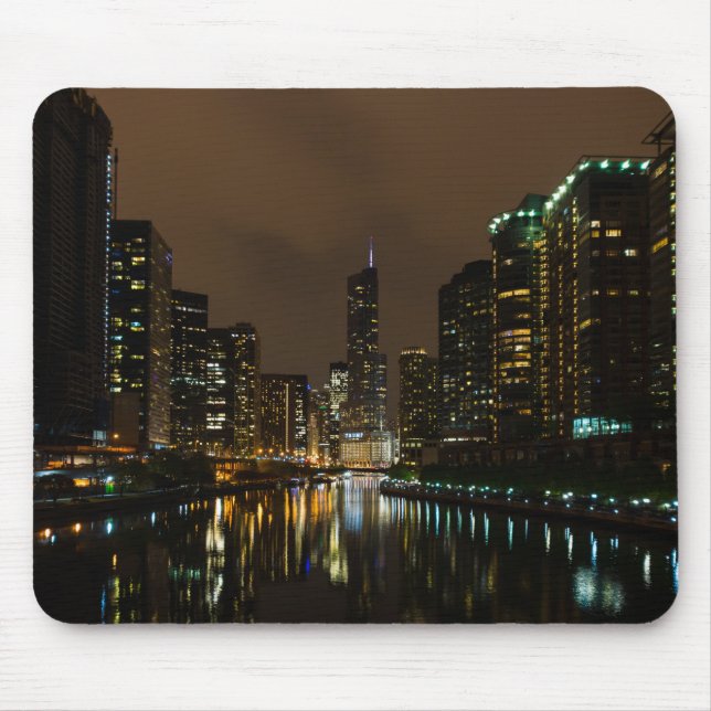 Alfombrilla De Ratón Tormenta sobre Chicago (Frente)