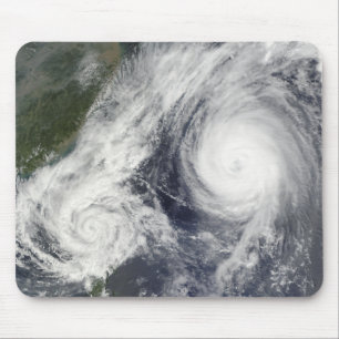 Alfombrilla De Ratón Tormenta tropical Parma y tifón estupendo Melor