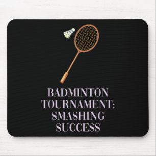 Alfombrilla De Ratón Torneo de Badminton_ Lograr éxitos académicos Sc