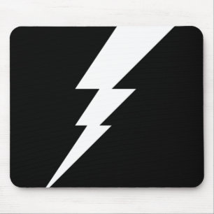 Alfombrilla De Ratón Tornillo Lightning blanco