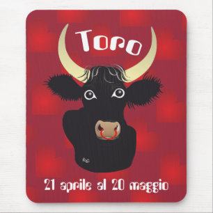 Alfombrilla De Ratón Toro 21 aprile al 20 maggio Tappetini por ratón